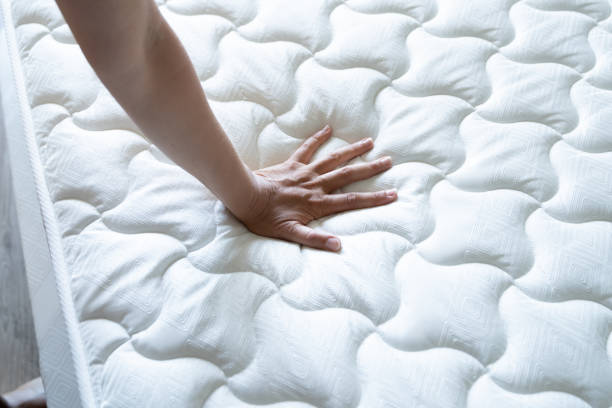 Hand testing orthopedic memory foam core mattress